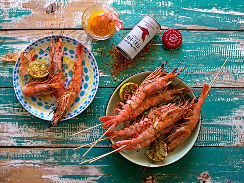 BRAAI DAY #2: PIRI PIRI PRAWNS ON THE BRAAI
