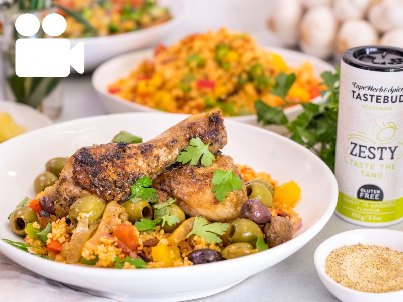 ZESTY MOROCCAN CHICKEN TAGINE