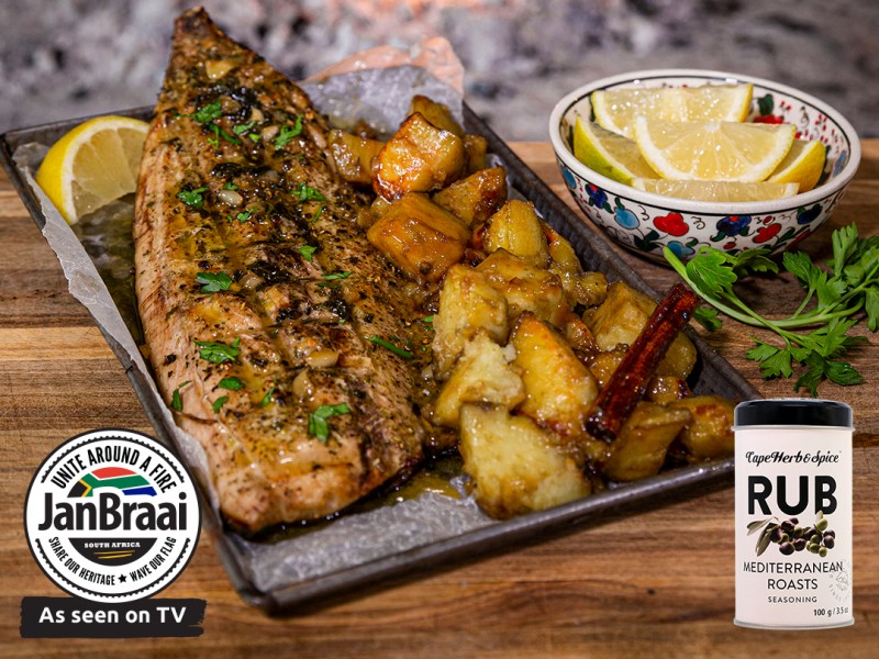 HOW TO BRAAI A WHOLE FISH, OPEN