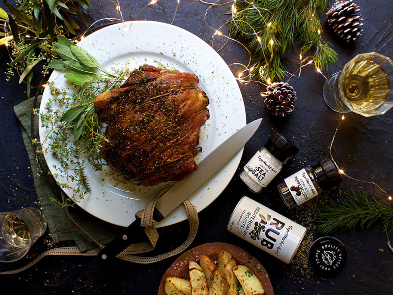  LEG OF LAMB WITH AIR FRYER ROAST POTATO WEDGES
