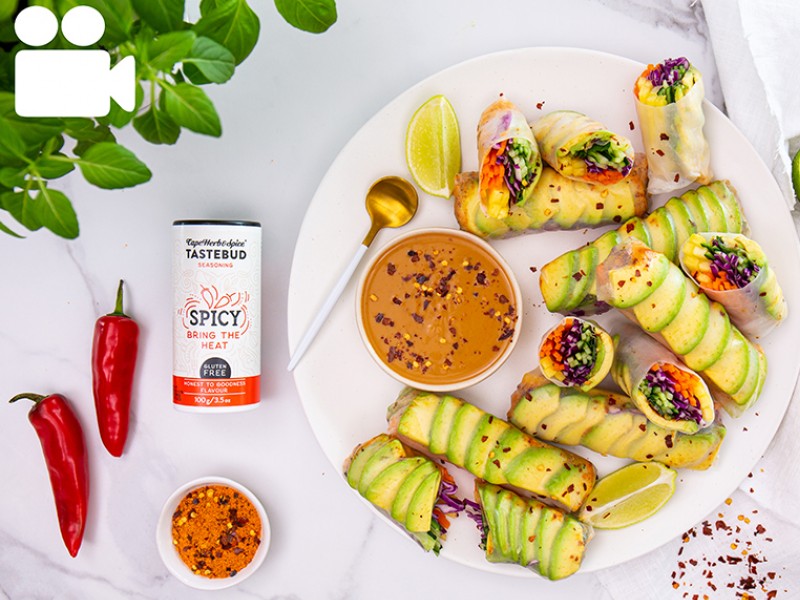 SPICY SPRING ROLLS